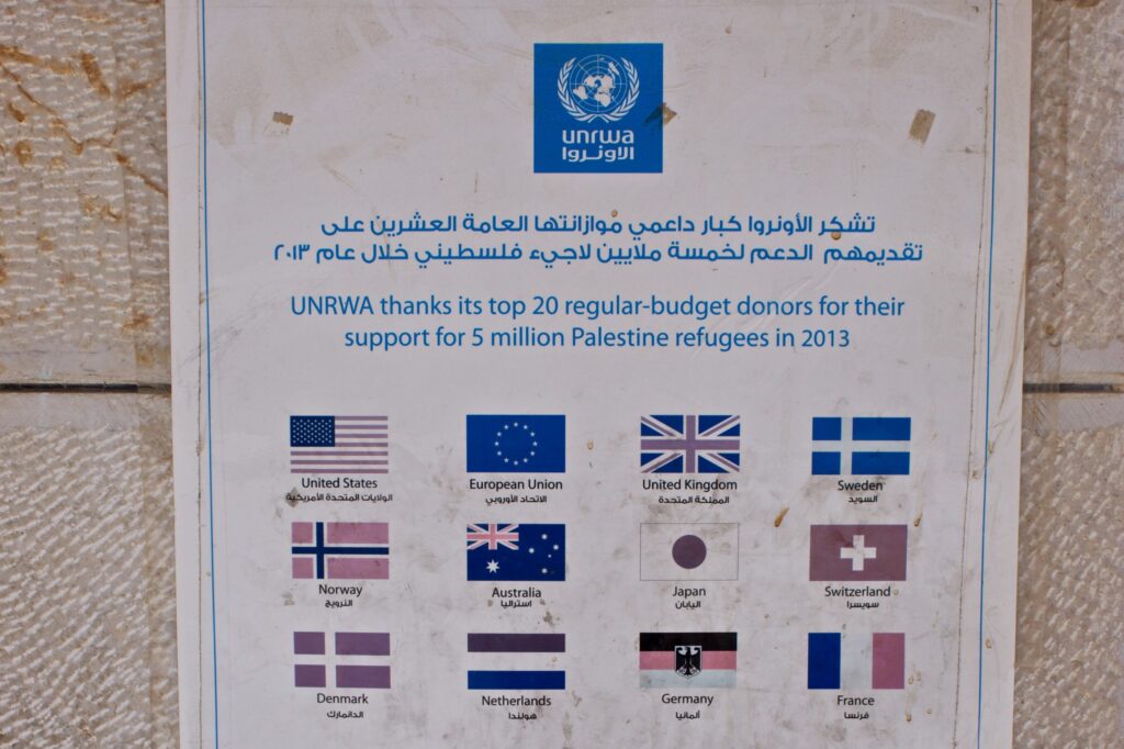 UNRWA Sponors